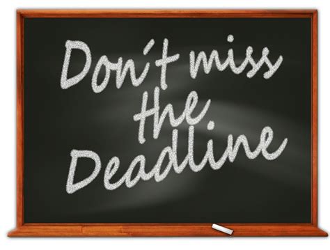 deadline is until all slots are filled
